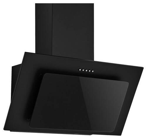 Kopffreihaube Respekta Kala Metall/Glas Schwarz B: 59,5 cm - Schwarz, Trend, Glas/Metall (59,5/68,1-101,1/29cm) - Respekta