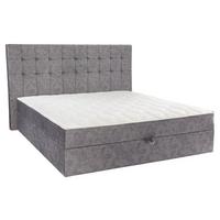 Box-ágy Elio 180/200 Cm - szürke, textil (180/200cm)