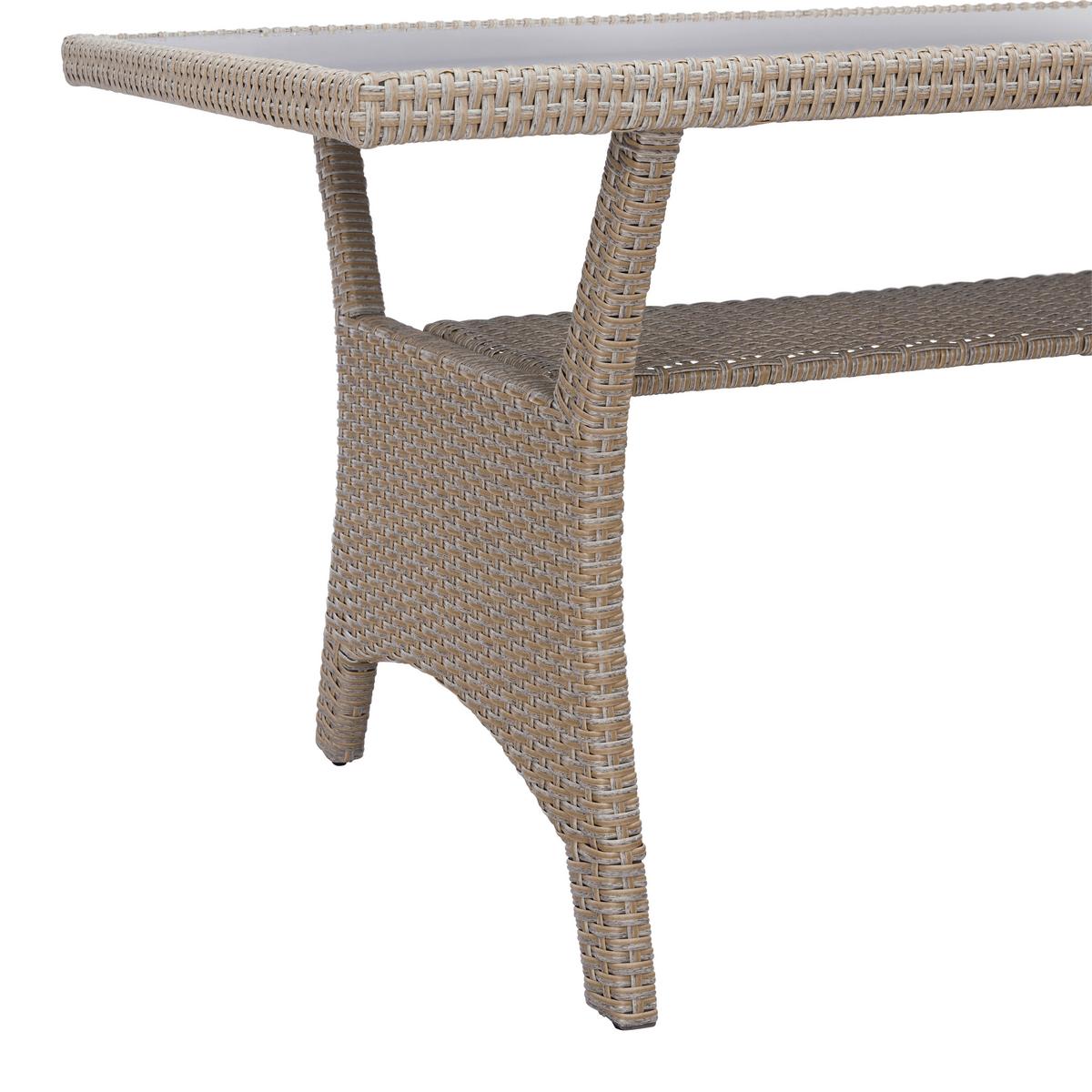 TERASOVÁ SEDACÍ SOUPRAVA Liow - černá/hnědá, kov/textil (175/235cm) - Modern Living
