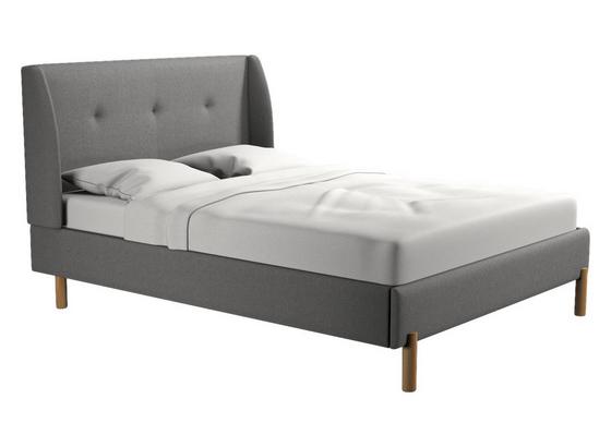 Polsterbett Adele 140x200 Hellgrau - Buchefarben/Grau, MODERN, Holz/Textil (151/110/210cm) Polsterbett Adele 140x200 Hellgrau - Buchefarben/Grau, MODERN, Holz/Textil (151/110/210cm)