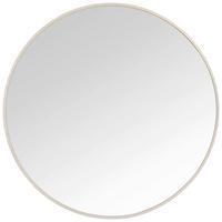 Zrcadlo BRITT písková 70cm - pískové barvy, Moderní, kov/sklo (70cm) - Mömax