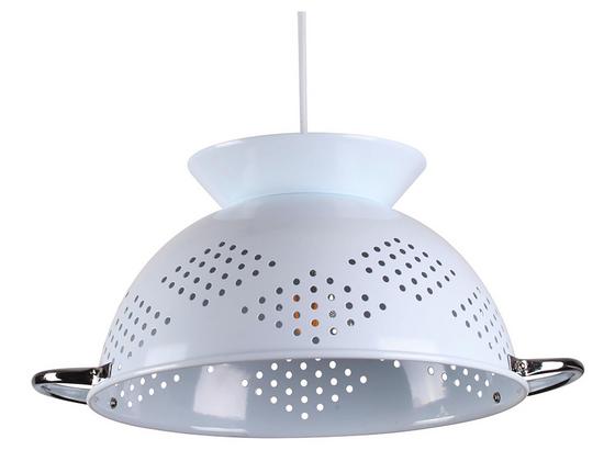 Závesná Lampa Noodles - biela, Štýlový, keramika (38/150cm) - Modern Living Závesná Lampa Noodles - biela, Štýlový, keramika (38/150cm) - Modern Living