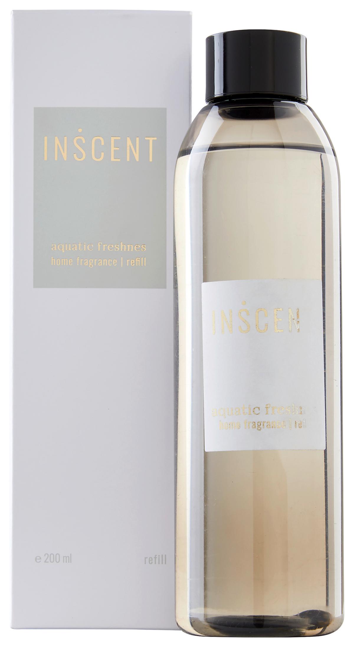 Náplň do pokojové vůně Aquatic Freshness, 200ml - bílá/čiré, Design, plast (0,2l) - Inscent