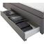Posteľ Boxspring Flexi - antracitová, Moderný, kompozitné drevo/textil (180/200cm) - Modern Living Posteľ Boxspring Flexi - antracitová, Moderný, kompozitné drevo/textil (180/200cm) - Modern Living