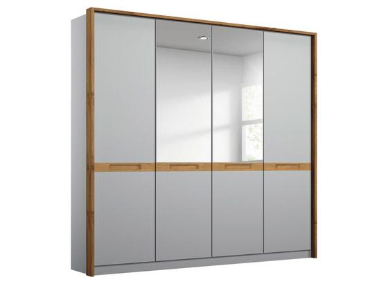 Drehtürenschrank Rangun B: 181 cm Grau - Grau, Basics, Holz/Holzwerkstoff (181/197/55cm) Drehtürenschrank Rangun B: 181 cm Grau - Grau, Basics, Holz/Holzwerkstoff (181/197/55cm)