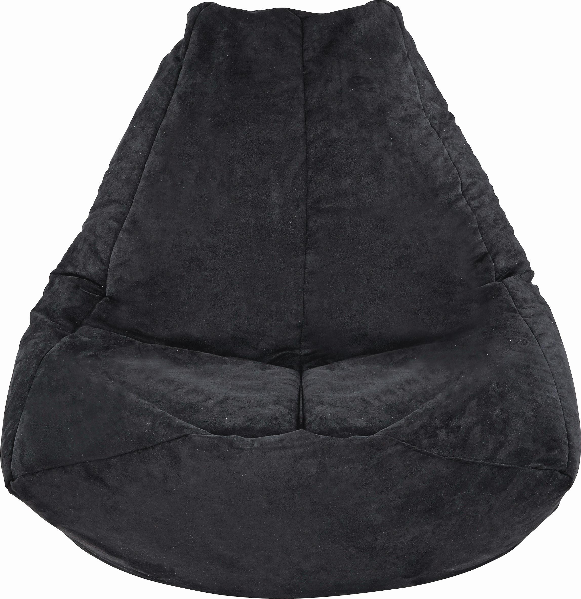 Ülőzsák Verona - antracit, textil (90/105/90cm)