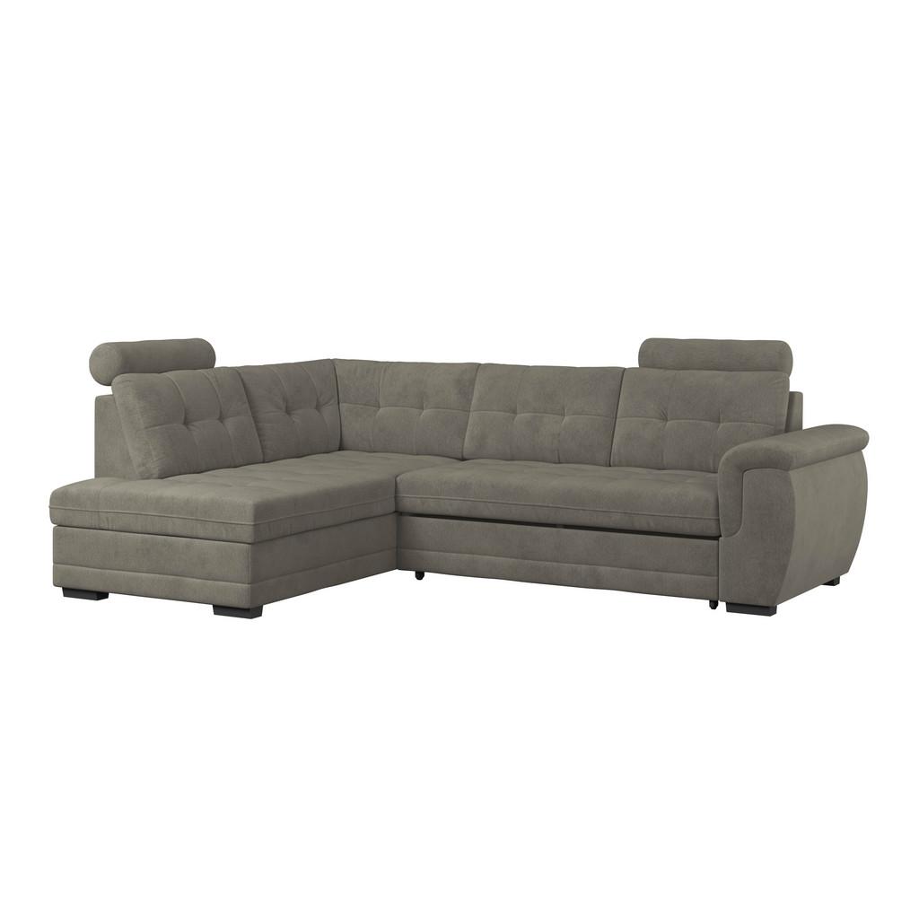 Ecksofa mit Schlaffunktion Falco new Braun 183x251 cm
