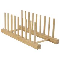 STOJAN NA TANIERE ALEXA - prírodná farba, Konventionell, drevo (34/12/11cm) - Modern Living