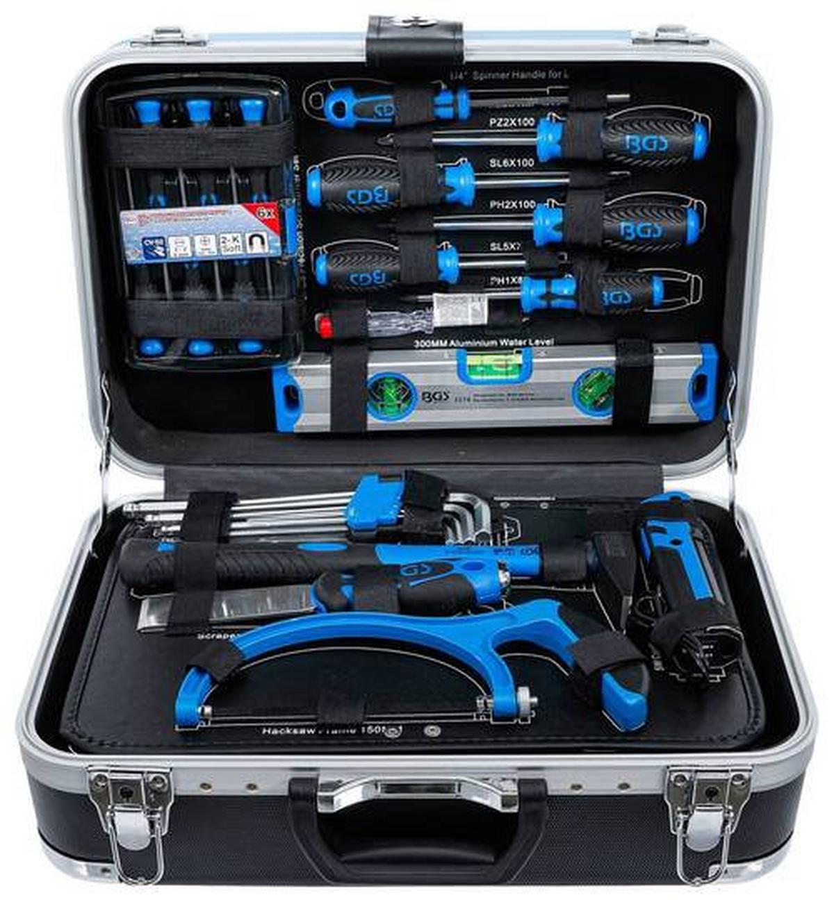 WERKZEUGKOFFER UNIVERSAL - Blau/Schwarz, Basics (45/33,1/18,3cm)