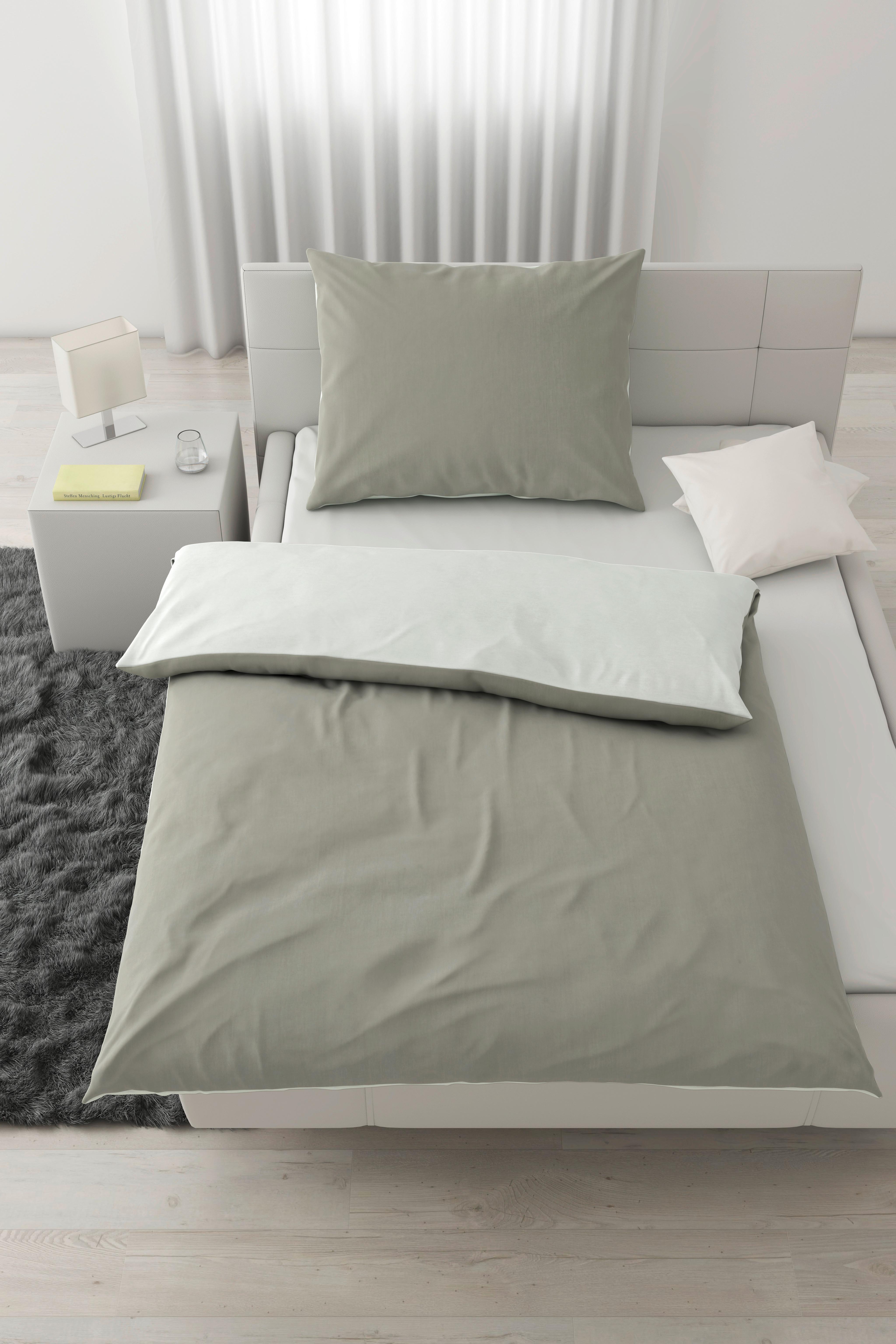 Posteľná bielizeň Annika, 140/200cm, zelená - zelená/svetlozelená, textil (140/200cm) - Modern Living