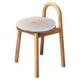 Sitzkissen Wood - Beige, MODERN, Textil (38/2.5cm) - Luca Bessoni