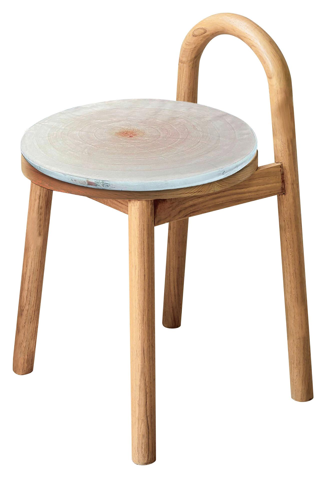 Ülőpárna Wood - bézs, Modern, textil (38/2.5cm) - Luca Bessoni