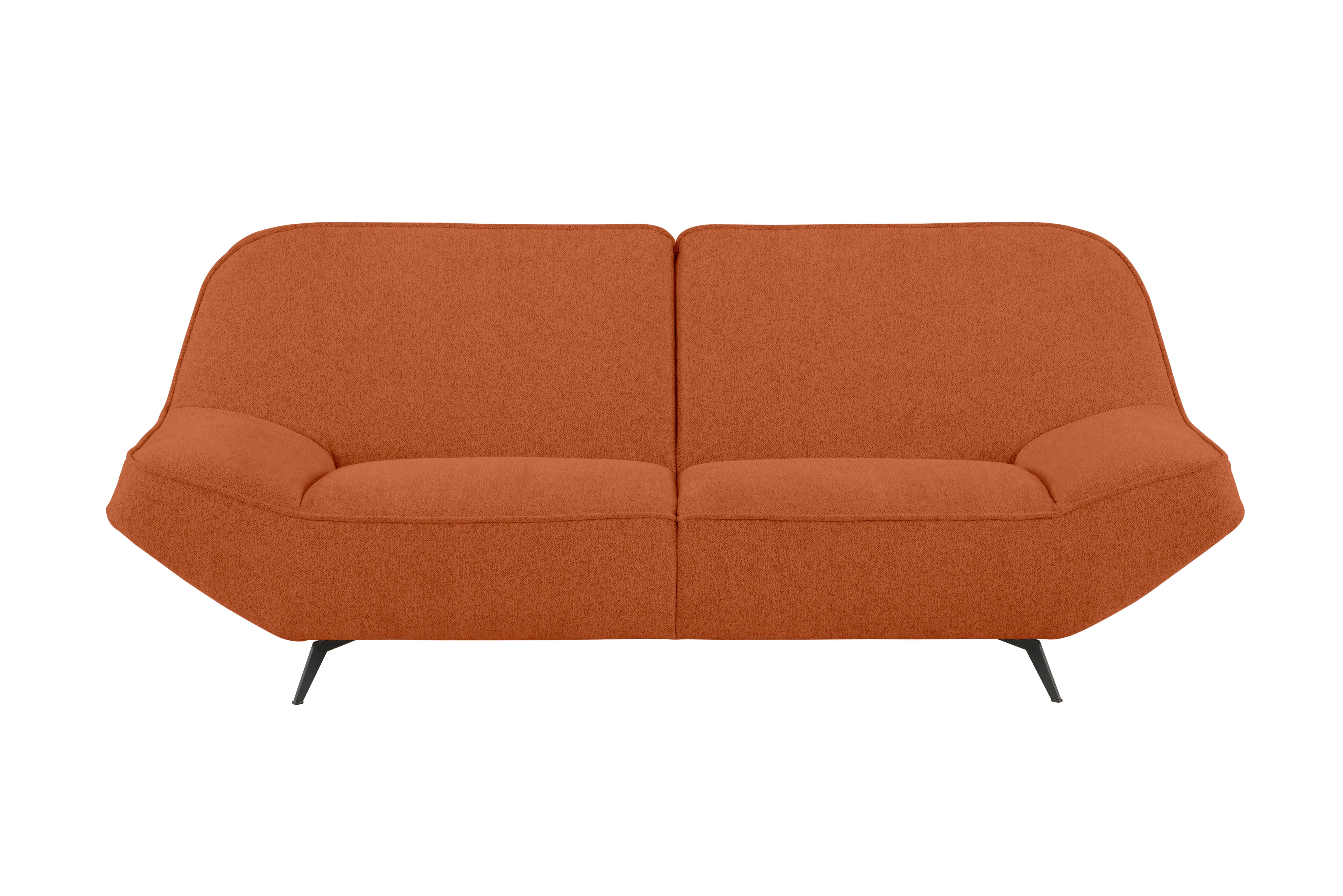 3-Sitzer-Sofa Aruba Rostfarben B: 224 cm - Rostfarben, Design, Textil (223/87/96cm) - MID.YOU