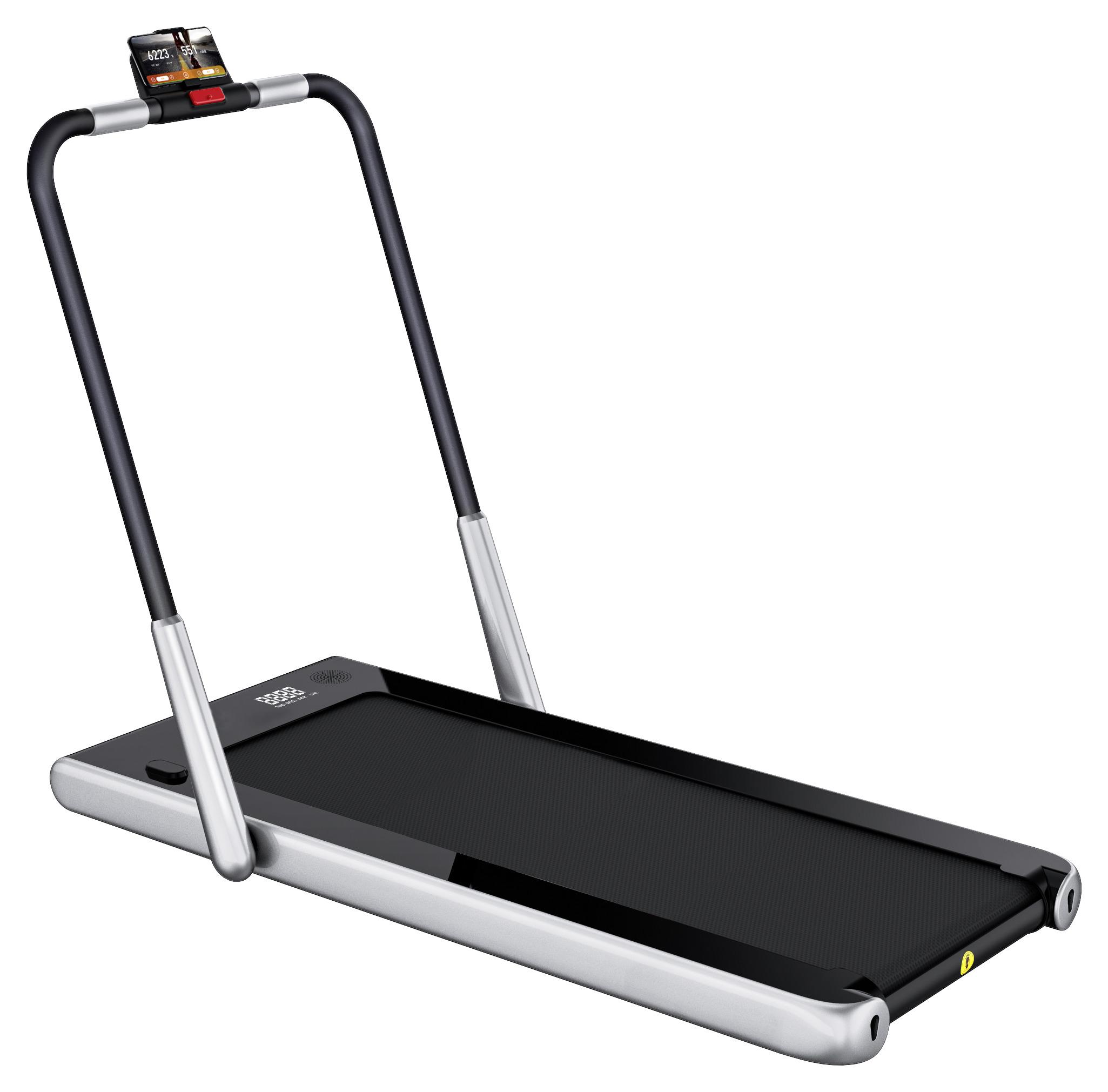 Laufband mit klappbarem Rahmen in Silber