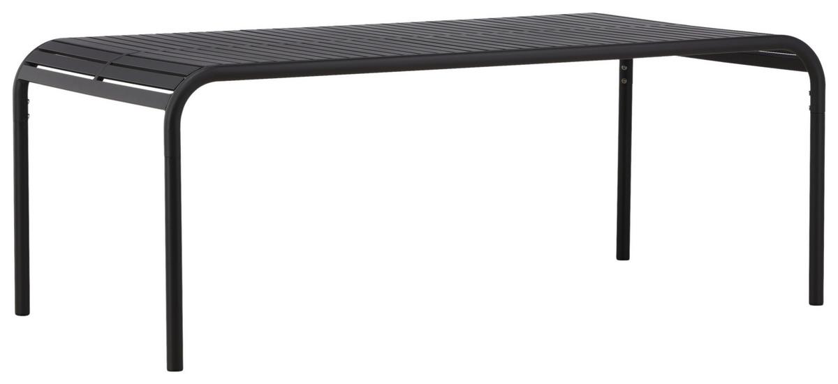 Gartentisch Borneo - Anthrazit, Basics, Metall (200/100/75cm) - Gardenson