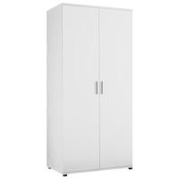 Kinderkleiderschrank B: 90 cm Bibo, Weiß - Weiß, KONVENTIONELL, Holzwerkstoff (90/191/55cm) - MID.YOU