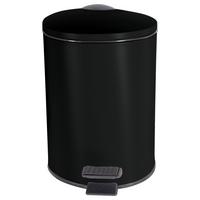 TRETEIMER ADELAR - Schwarz, KONVENTIONELL, Kunststoff/Metall (16,80/16,80/22,80cm) - Spirella