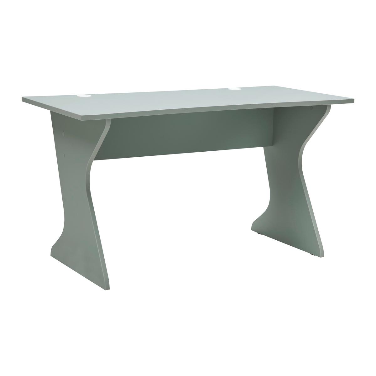 Písací stôl UTAPAU - šalviovozelená, Modern, kompozitné drevo (140/76,2/65cm) - Mömax
