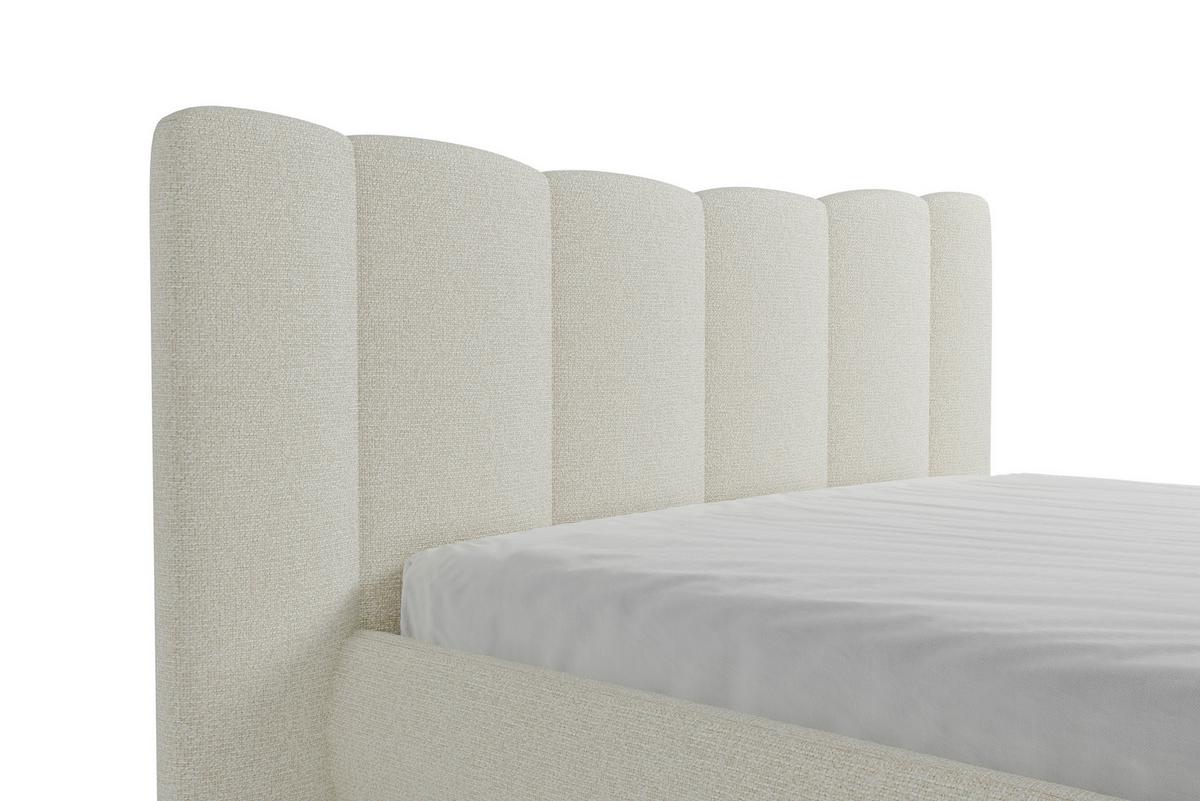 Polsterbett Nook 160x200 Cm Creme - Creme, MODERN, Holz/Holzwerkstoff (160/200cm) - MID.YOU