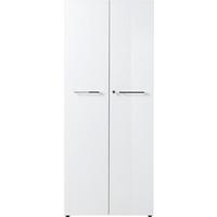Aktenschrank Gw. Monteria Weiß - Weiß, MODERN, Glas/Holzwerkstoff (80/196/37cm) - Germania