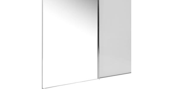 Schwebetürenschrank Mit Spiegel 200cm Sonate Rom, Weiß - Weiß, MODERN, Holz/Holzwerkstoff (200/240/68cm) - Luca Bessoni