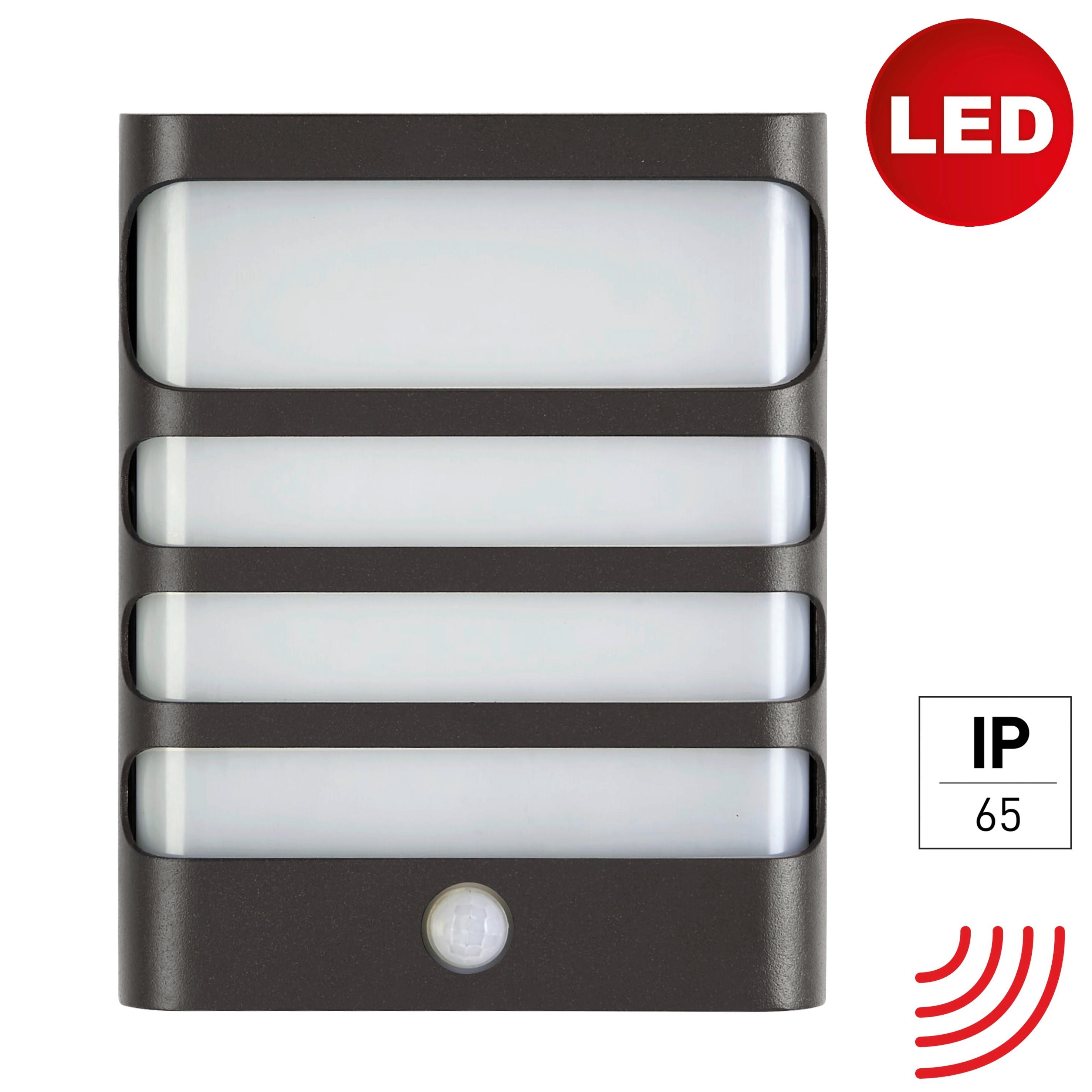 LED-AUSSENLEUCHTE 2528000041696 VEGA - Schwarz, KONVENTIONELL, Metall (16/20/7.2cm)