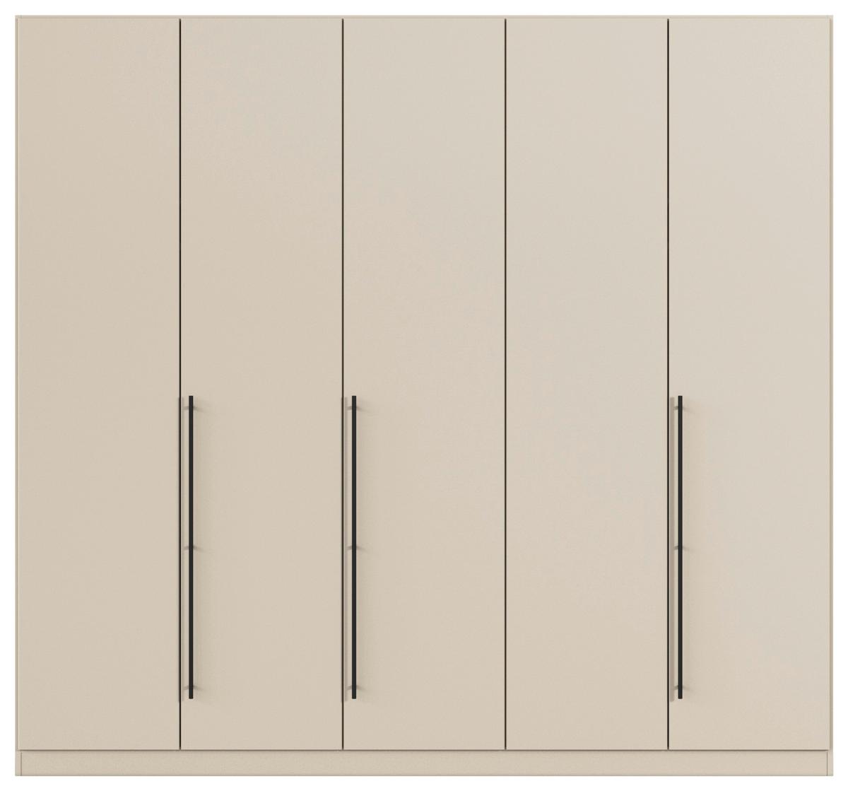 Kleiderschrank Safari B. 226 cm - Champagner, KONVENTIONELL, Holzwerkstoff (226/229/54cm)