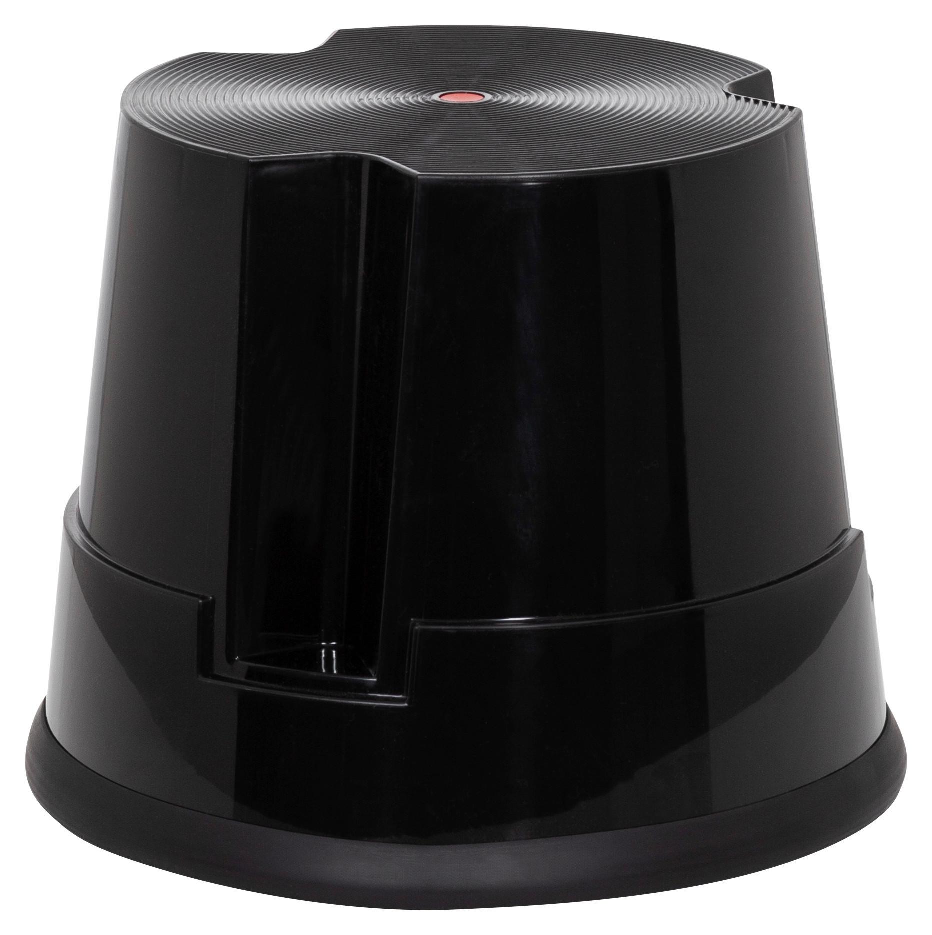 Tritthocker Tio-S Schwarz - Schwarz, MODERN, Kunststoff (39/32/39cm) - MID.YOU