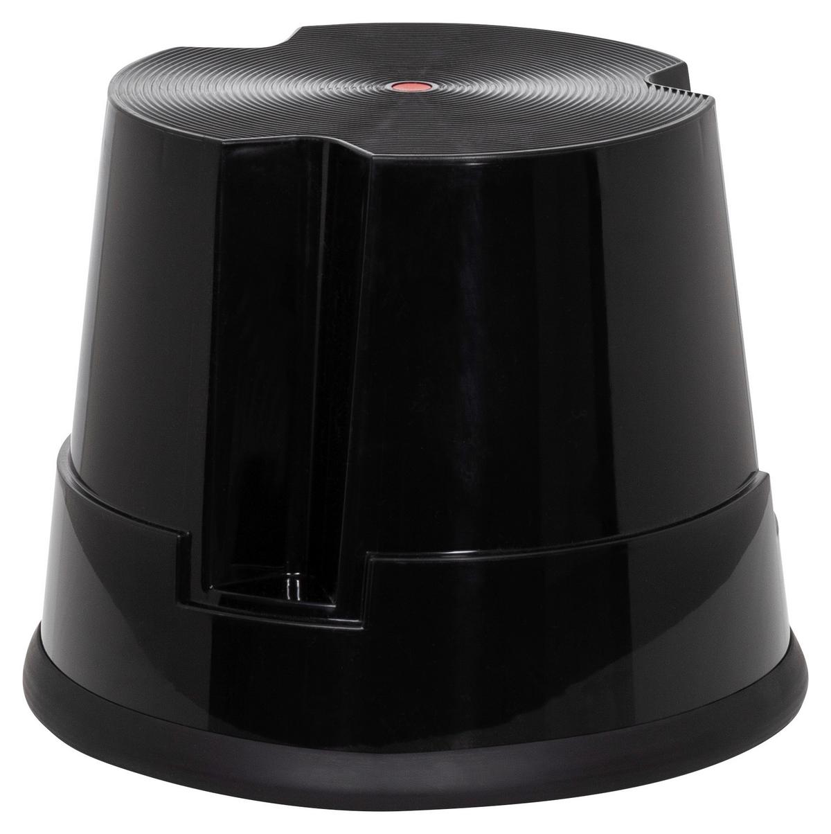 Tritthocker Tio-S Schwarz - Schwarz, MODERN, Kunststoff (39/32/39cm) - MID.YOU