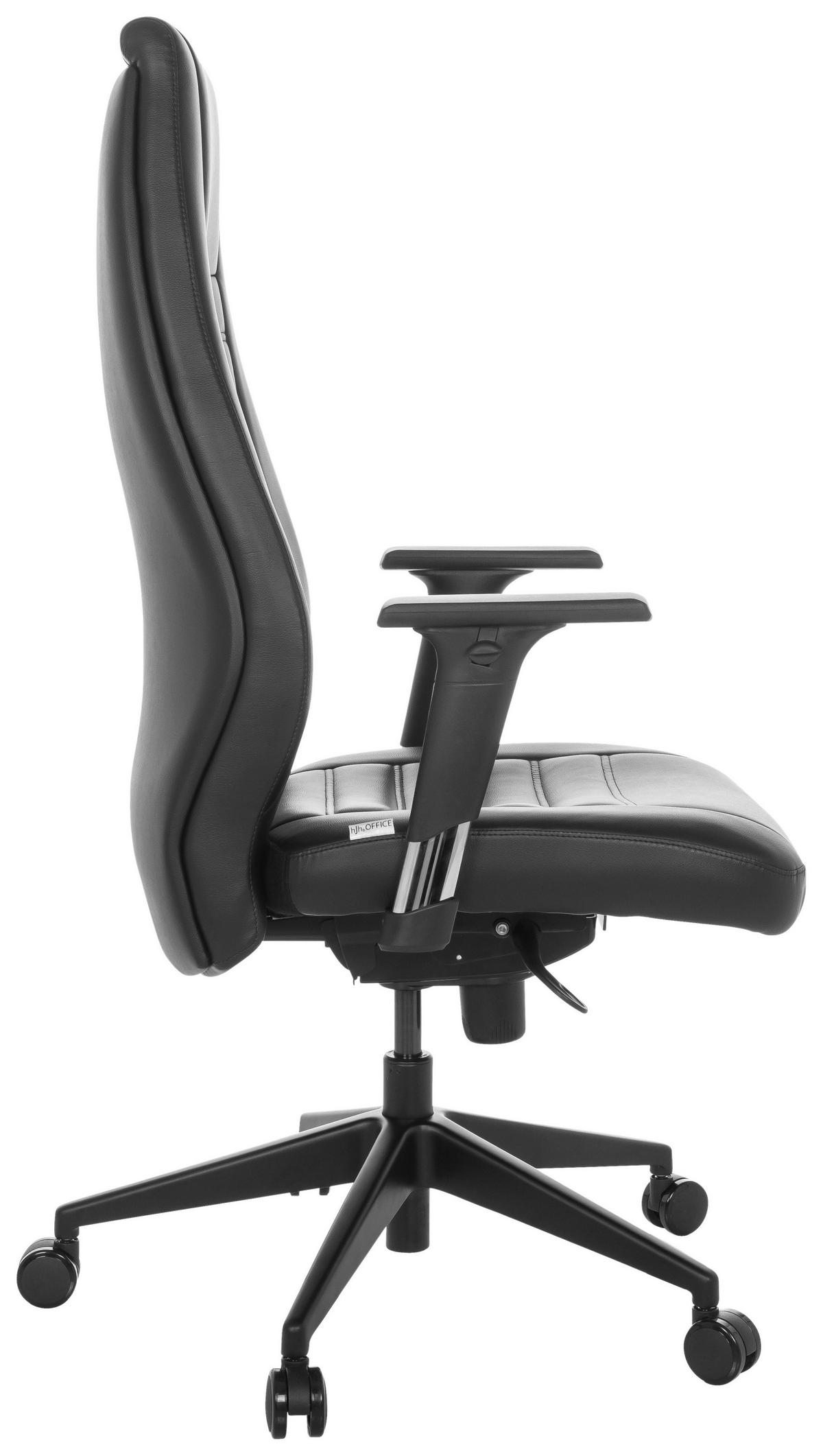 Drehstuhl Vitoro B - Schwarz, Basics, Kunststoff/Textil (67/119-129/76cm) - MID.YOU