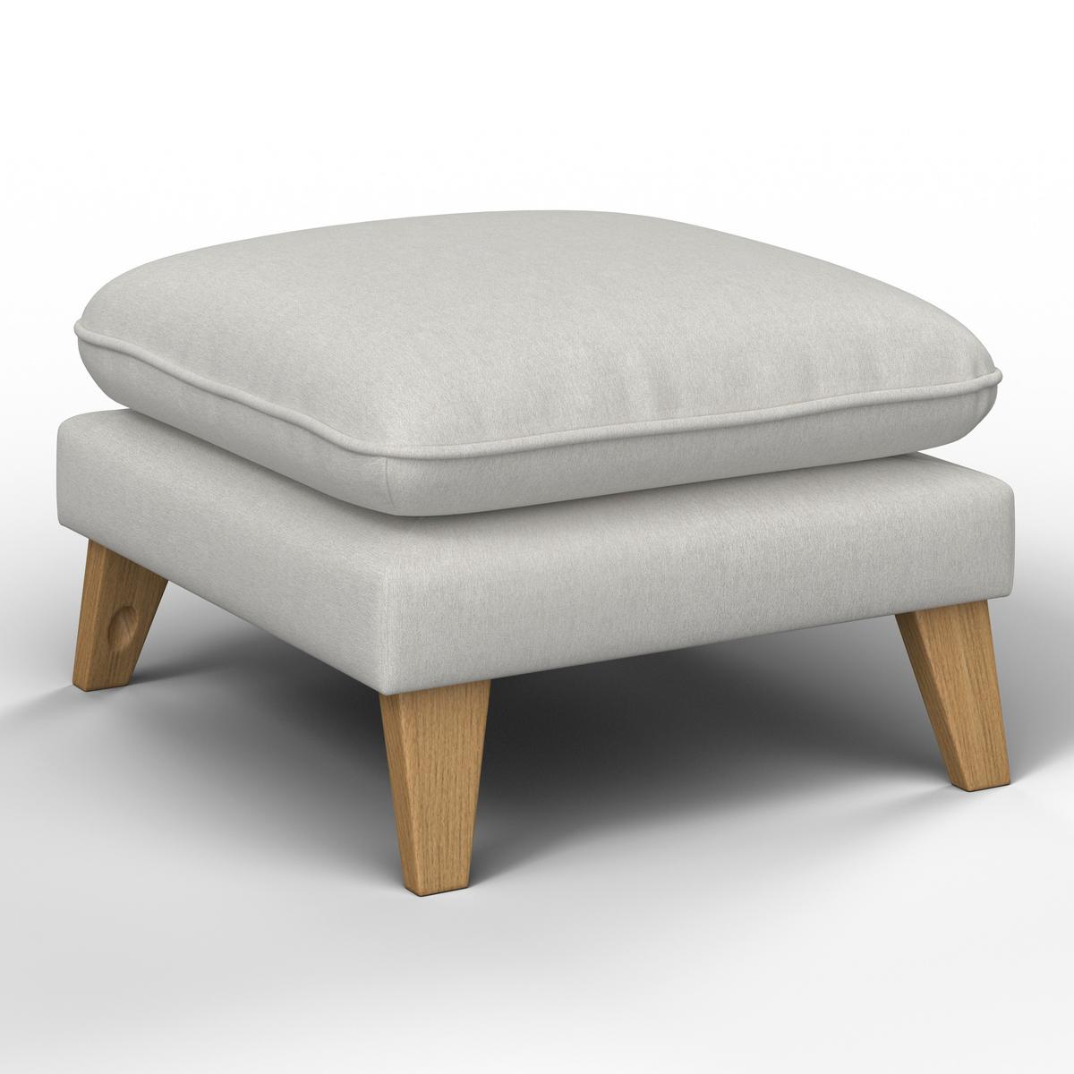 Sedací souprava ILLA, světle šedá - světle šedá/přírodní barvy, Moderní, dřevo/textil (154/84/86cm) - Bessagi Home