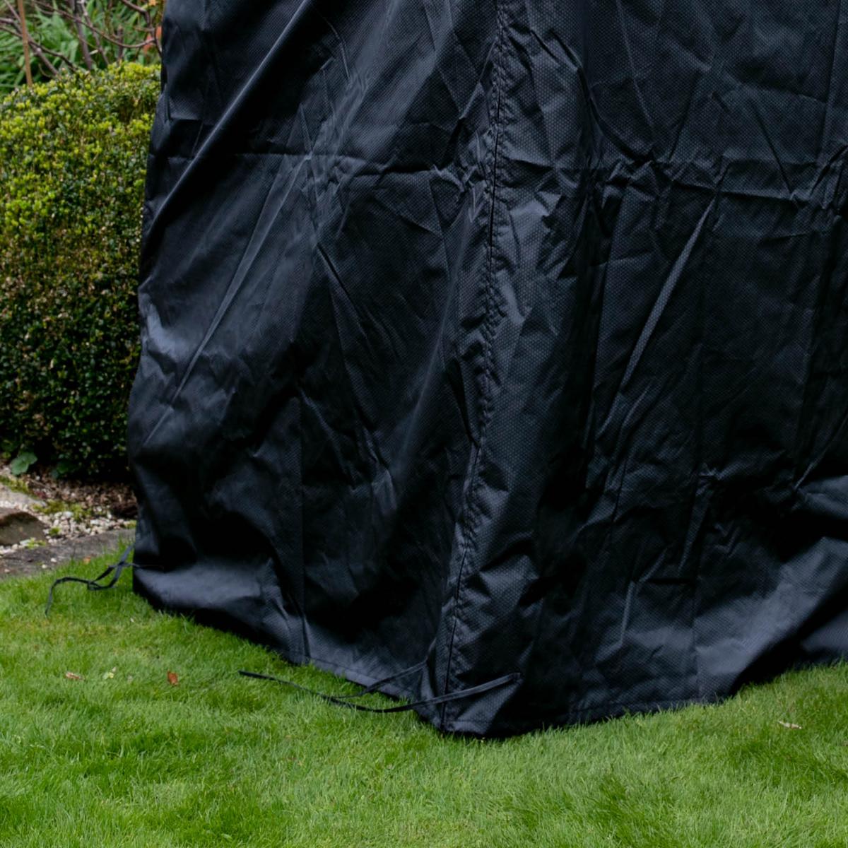 Schutzhülle für Strandkorb 135x165x95 cm Dunkelgrau - Dunkelgrau, Basics, Kunststoff (135/165/95cm) - Gardenson