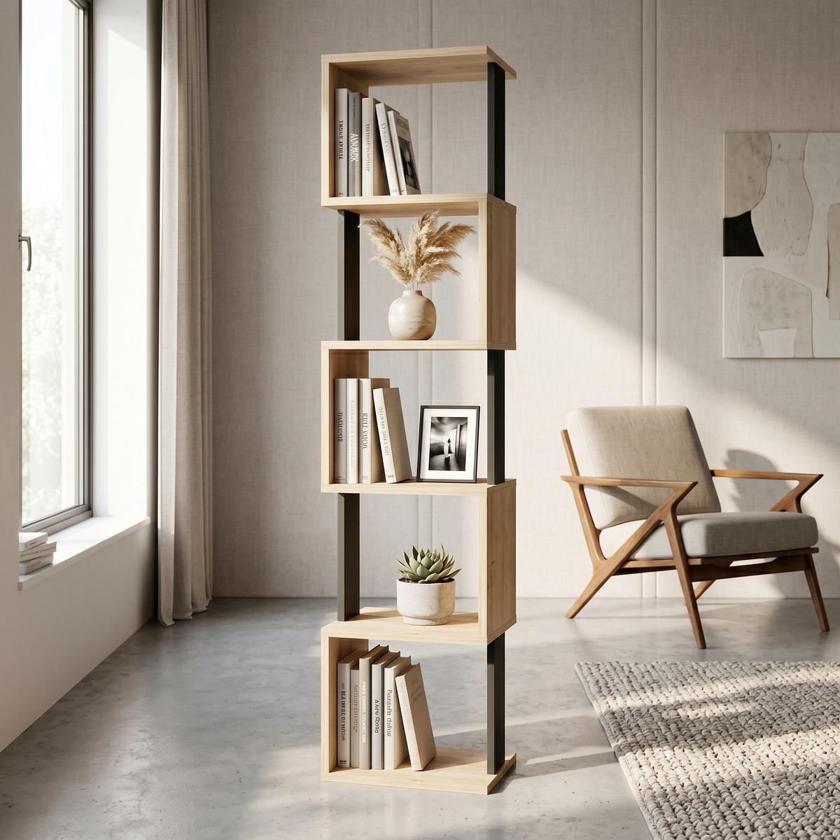 REGÁLOVÝ DIEL PIRI - farba duba, Design, kompozitné drevo (35/161/30cm) - Livetastic