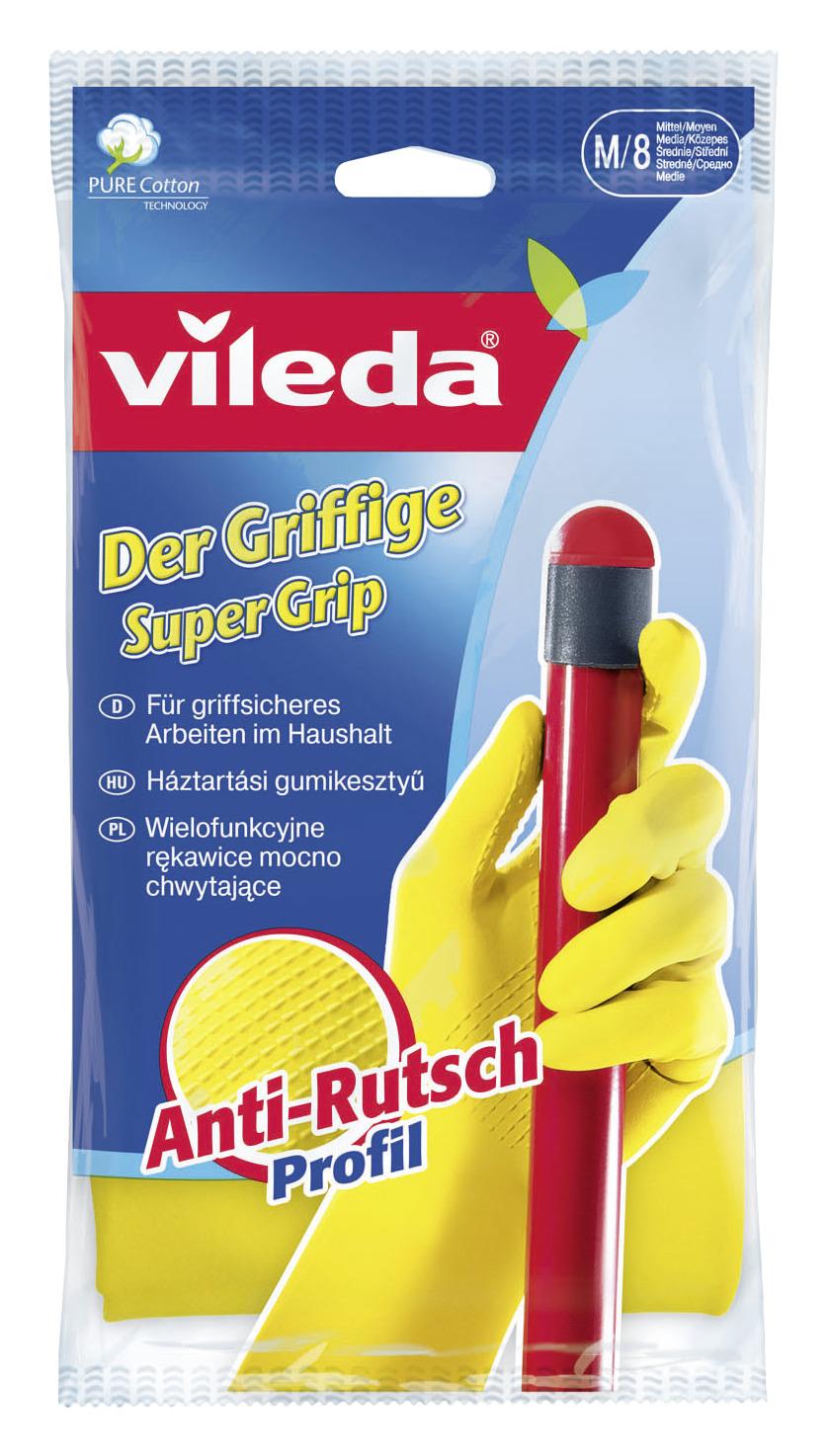 Haushaltshandschuhe Größe M - Gelb, KONVENTIONELL, Kunststoff (14/26.2/2.1cm) - Vileda