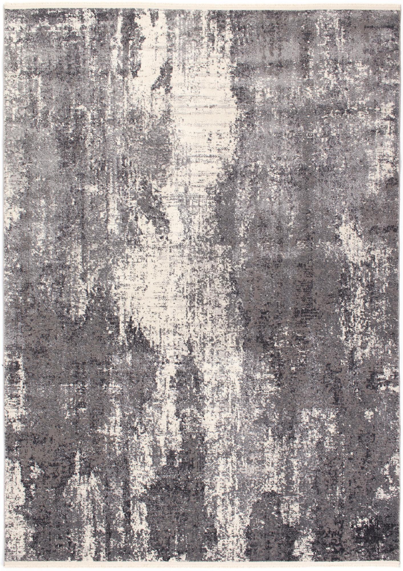 Webteppich Grau Limoges 80x150 cm - Grau, Design, Textil (80/150cm) - Novel