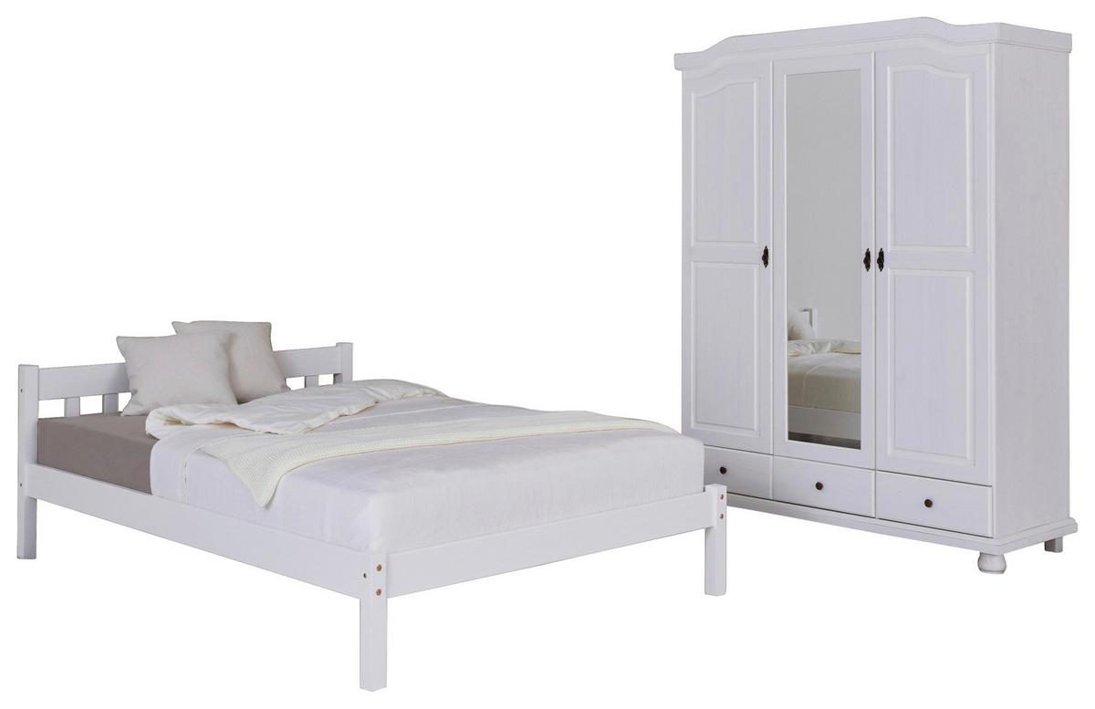 Einzelzimmer Vilmar Kappl Weiß 2-teilig - Weiß, MODERN, Holz - MID.YOU