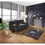 Boxspringsofa Ines B: 203cm - Chromfarben/Graphitfarben, MODERN, Holz/Textil (203/96/102cm) - Luca Bessoni Boxspringsofa Ines B: 203cm - Chromfarben/Graphitfarben, MODERN, Holz/Textil (203/96/102cm) - Luca Bessoni