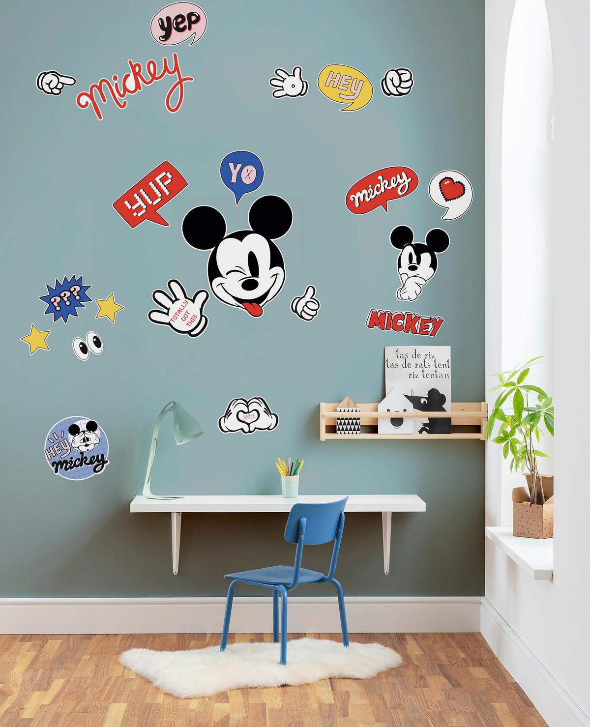 Wandtattoo Its A Mickey Thing - Multicolor, Basics, Kunststoff (50/70cm) - Komar