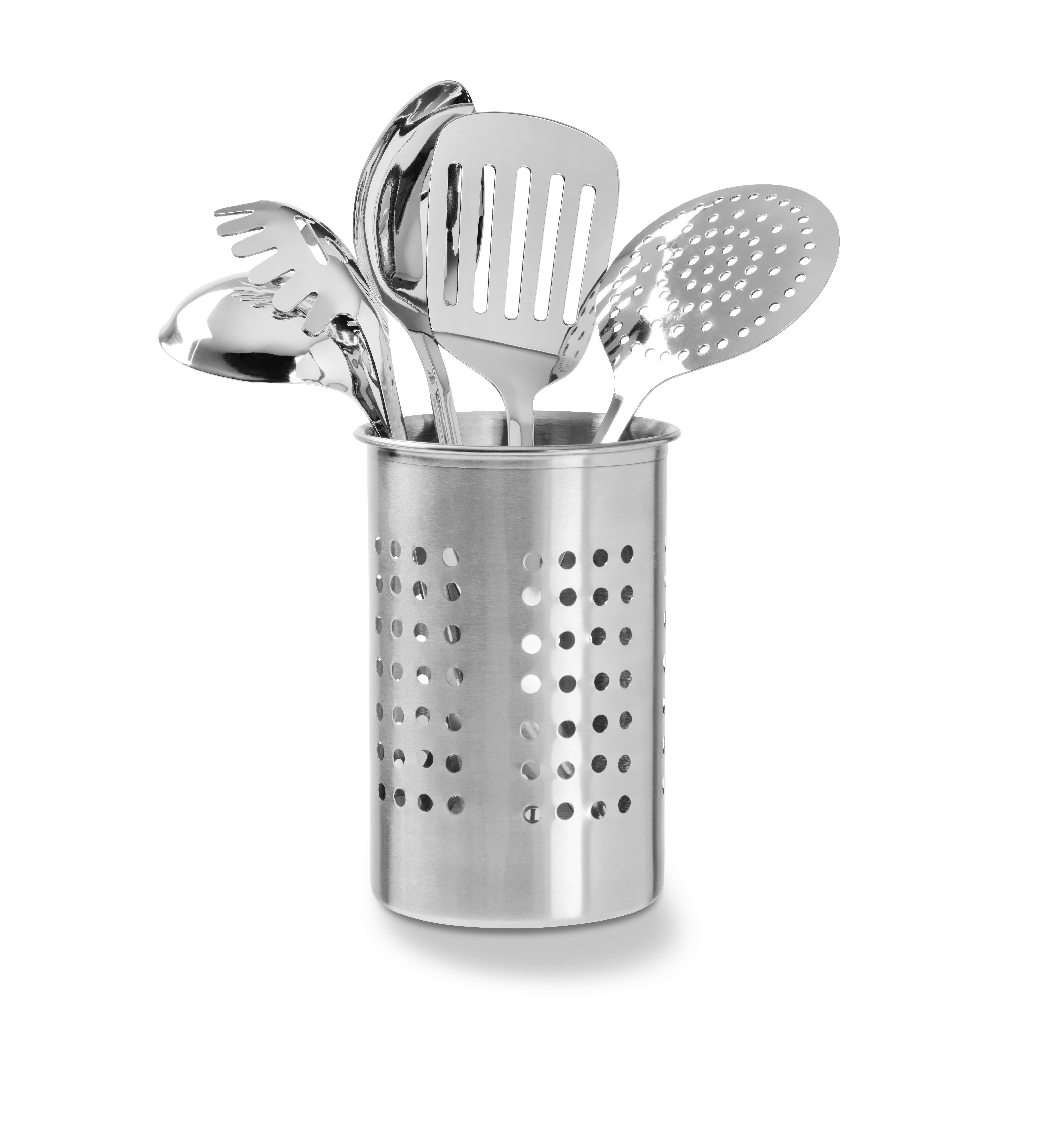 Sada kuchyňského náčiní RAINER - barvy nerez oceli, Konvenční, kov - Mömax