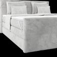 Boxspringbett mit Topper und Bettkasten 180x200 cm Medino - Hellgrau, KONVENTIONELL, Holz/Holzwerkstoff (180/200cm) - Luca Bessoni