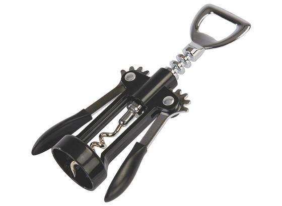 Dugóhúzó Probus - krómszínű/fekete, konvencionális, fém (16cm) Dugóhúzó Probus - krómszínű/fekete, konvencionális, fém (16cm)