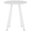 Beistelltisch New York Weiß - Weiß, Design, Metall (40/48/40cm) - P & B