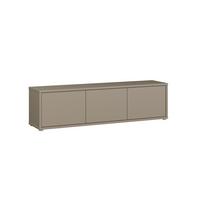 TV komoda farba taupe - béžová hnědá, Moderní, kompozitní dřevo (154,2/41,5/34,9cm)