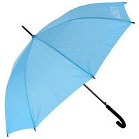 Regenschirm Trend Stick Ac Hellblau ⌀ 102 cm - Basics, Kunststoff/Textil (102cm)