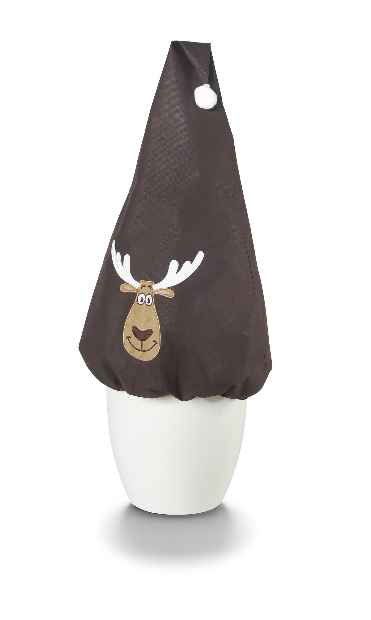 OCHRANNÝ OBAL NA RASTLINY VIANOČNÁ - hnedá/sivá, plast (90/110cm) - Modern Living