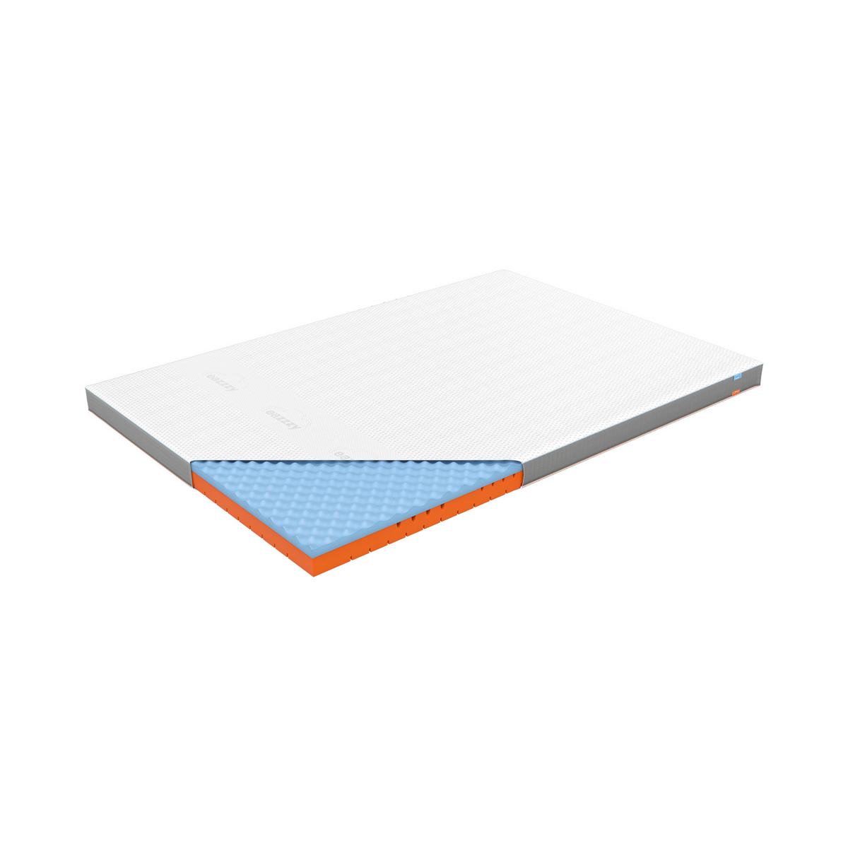 Eazzzy Premium Cube Topper Weiß LF: 140x200cm - Weiß, Basics, Kunststoff (140/200cm) - Genius