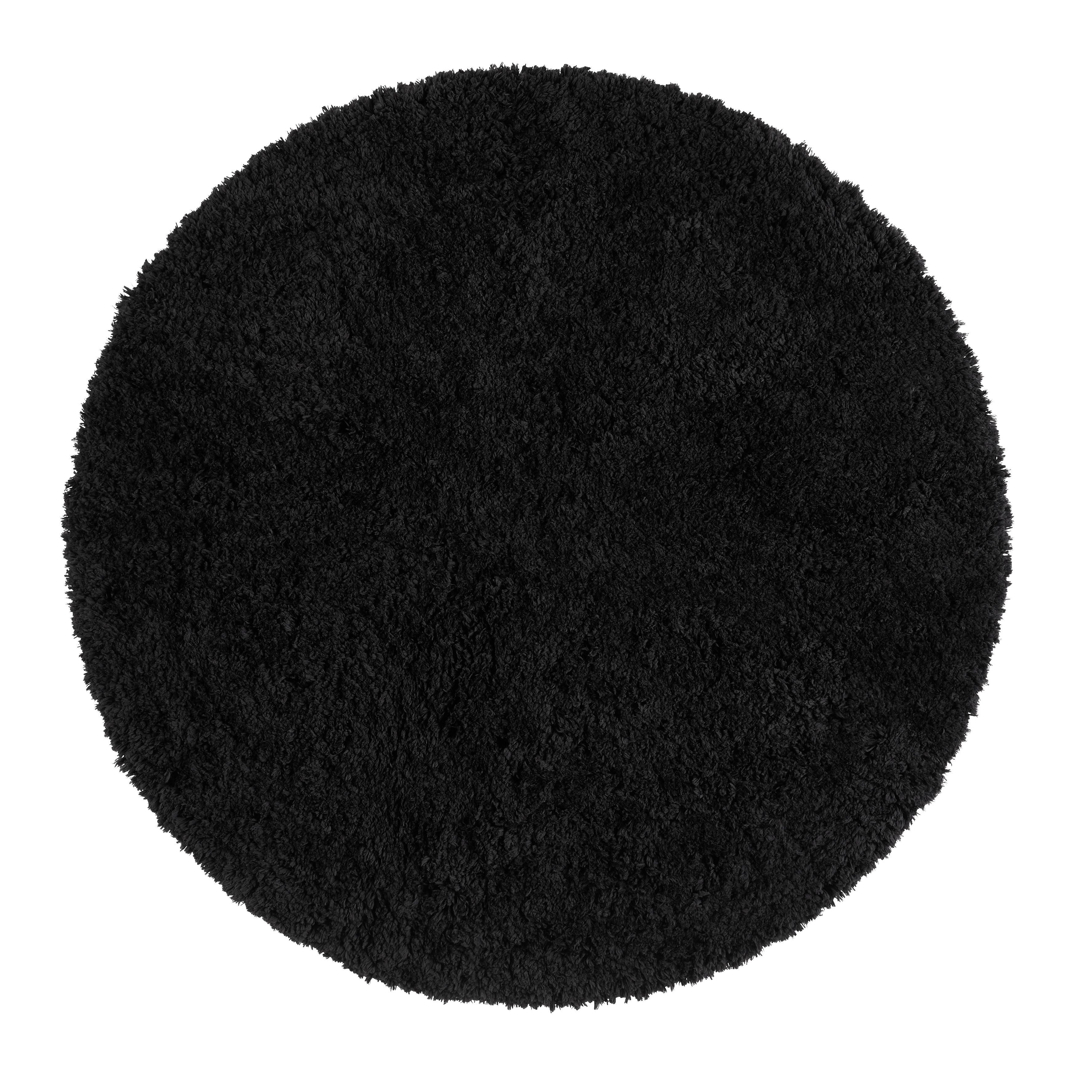 Kúpeľňová predložka Chris, P: 80cm, čierna - čierna, Modern, plast (80cm) - Premium Living