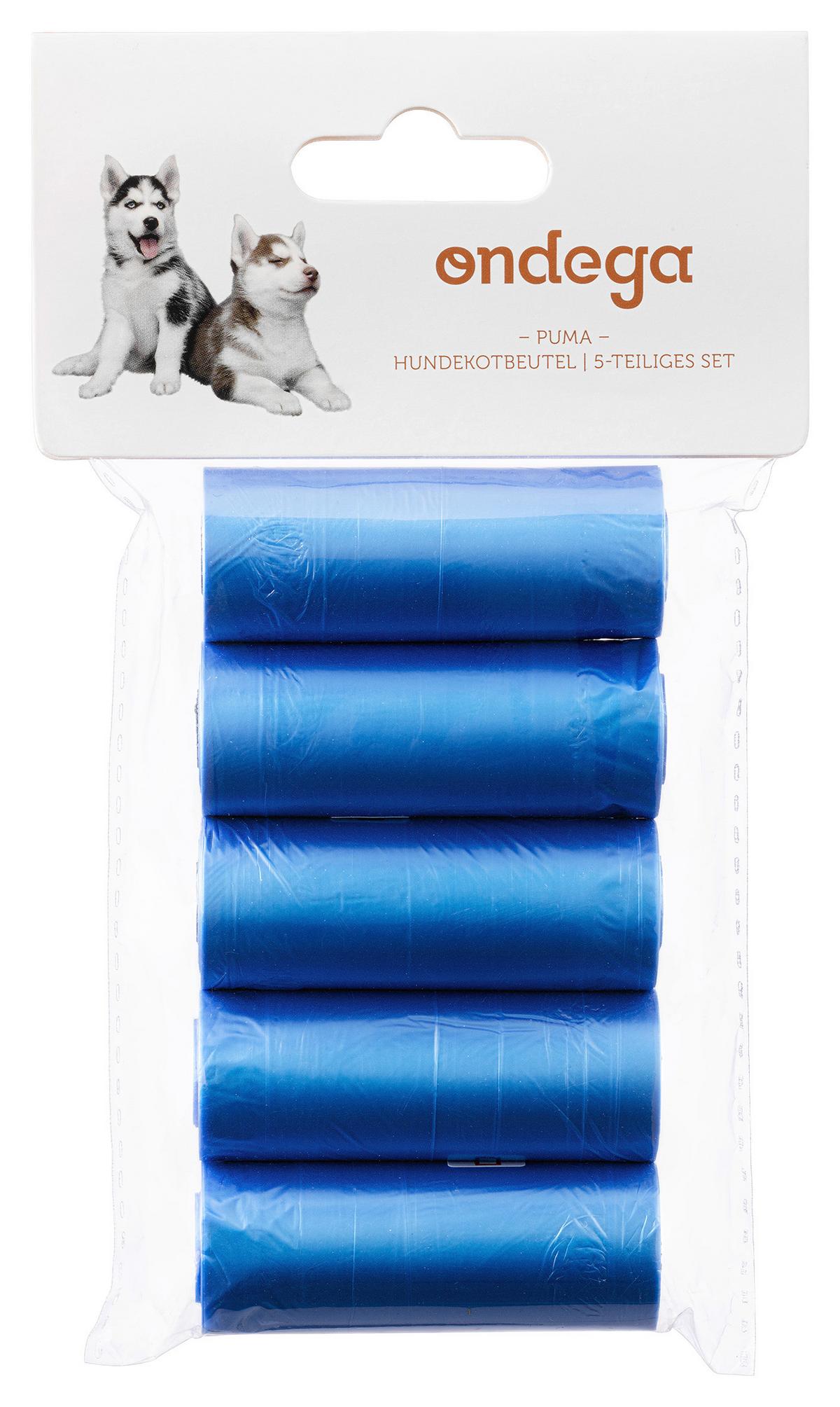 Hundekotbeutel Puma - Blau, KONVENTIONELL, Kunststoff (22/29,5cm) - Ondega