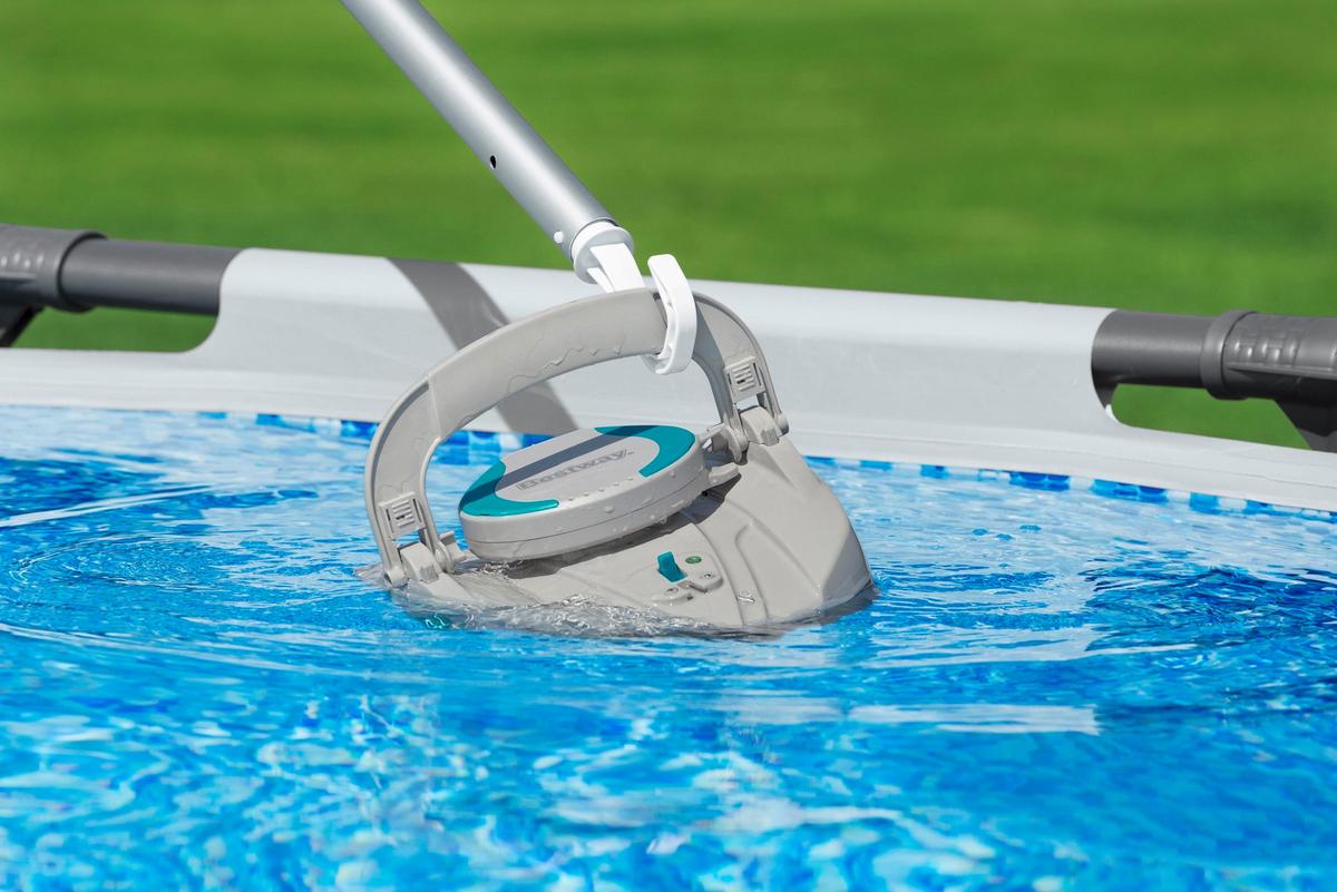 Poolsauger Vanja - Grau, KONVENTIONELL, Kunststoff/Metall (27/24,4/15,5cm) - Bestway