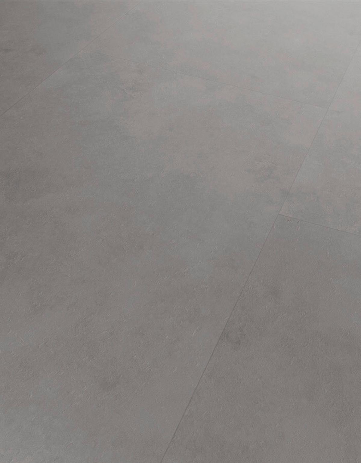 Designboden Fliesenoptik Grau Stärke 6,5mm - Grau, Basics, Kunststoff (93.5/46.5/0.65cm)